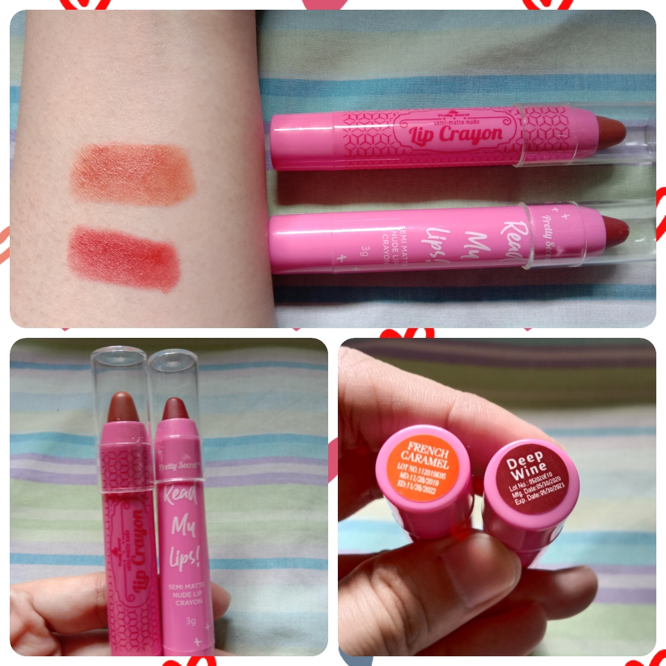 pretty secret lip crayon