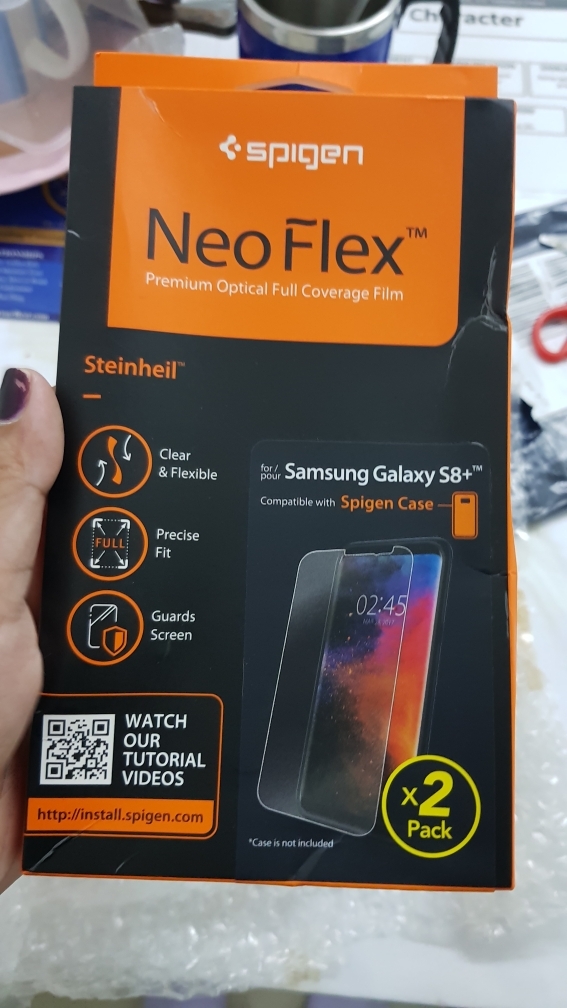 Samsung Galaxy S8 Plus Spigen Neoflex S8 Neo Flex Spigen S9 Screen