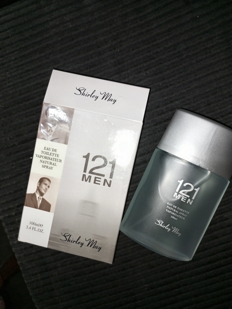 121 Men for Men EDT - 100 ml (3.4 oz) by Shirley May (Bottle with Velvet pouch)