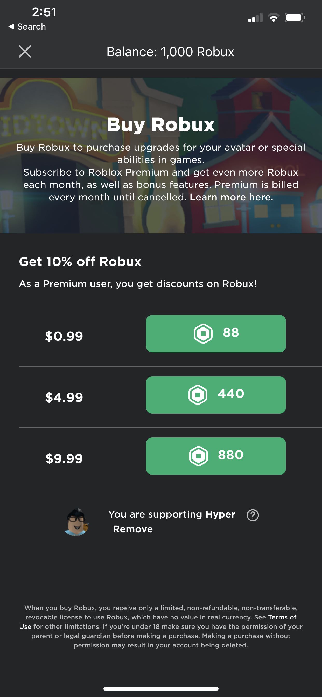 Roblox Premium 1000 R 880 R Robux This Is Not A Gift Card Or