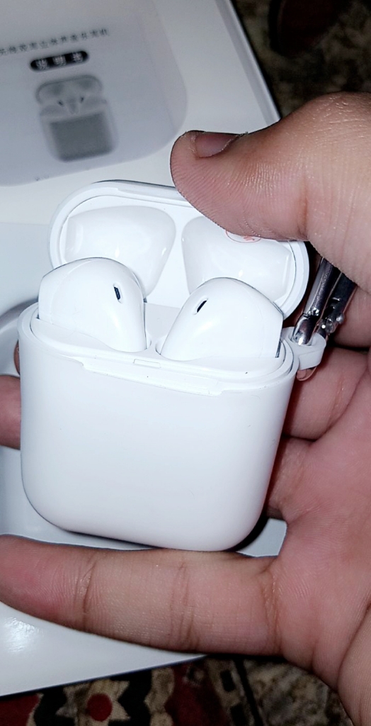  i12 tws 2019 True Wireless Bluetooth 5.0 Earphone tws i12 Smart Touch Earbuds i12tws Stereo Headsets For iPhone Android mobile Phone - White