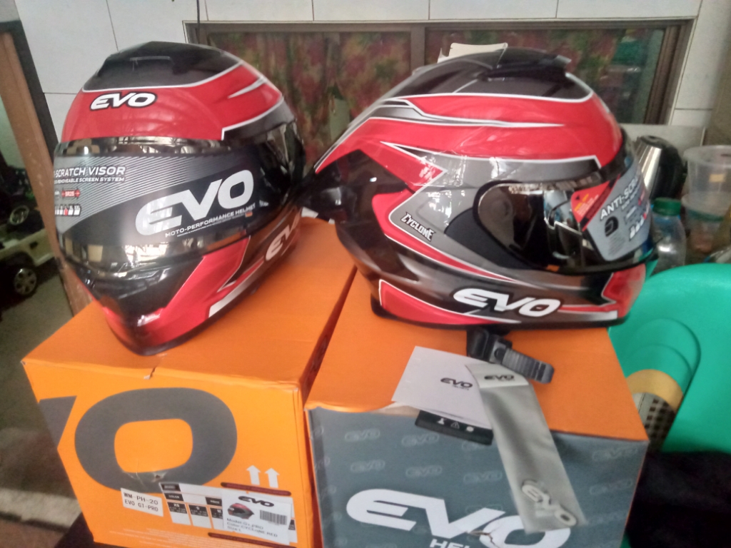 Evo Gt Pro Cyclone Dual Visor Full Face Helmet Lazada Ph