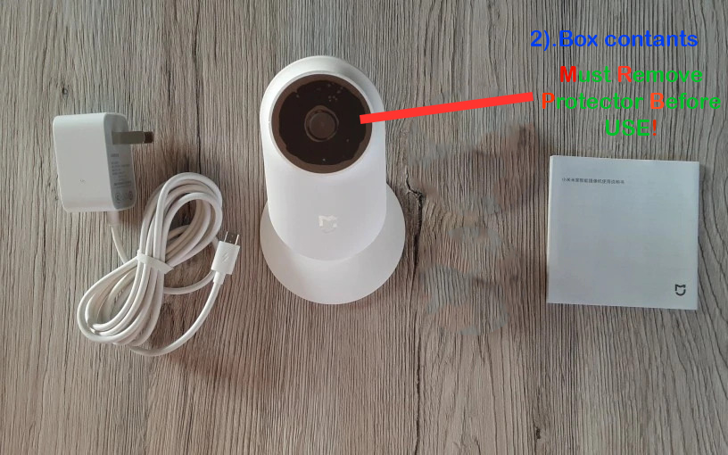  Original Xiaomi Mi Mijia IP Camera 1080P 130 Degree FOV Motion Detection Nigh Vision - Chinese Plug
