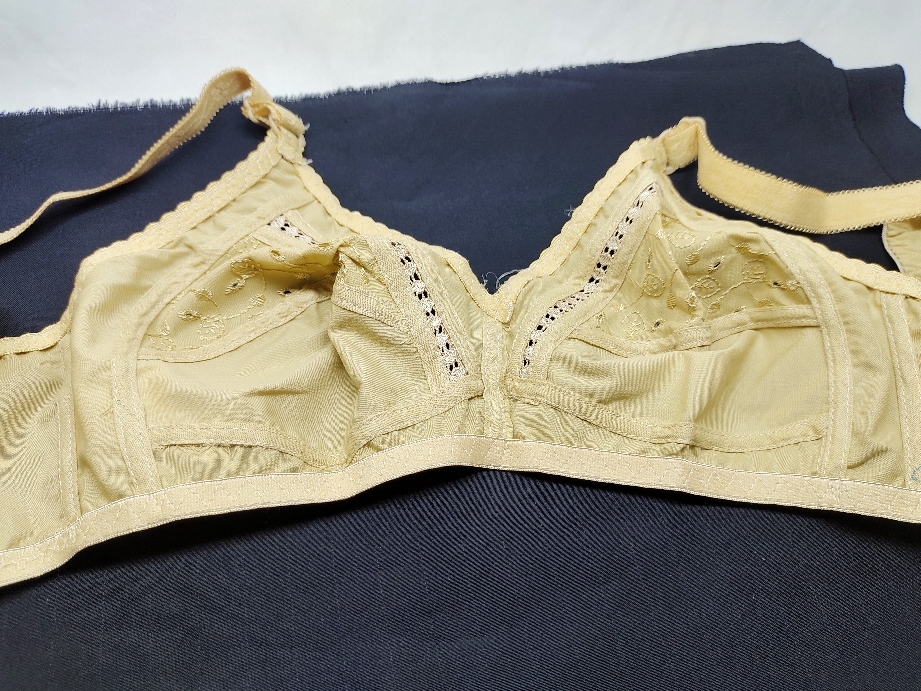 Best Quality Non Padded Bras for Women with Chikan Embroidery Casual Bras  for Girls Adjustable Inner Wear Ladies Brassiere for B and C Cups  Comfortable Brazzer in Beige 34 to 50 Size