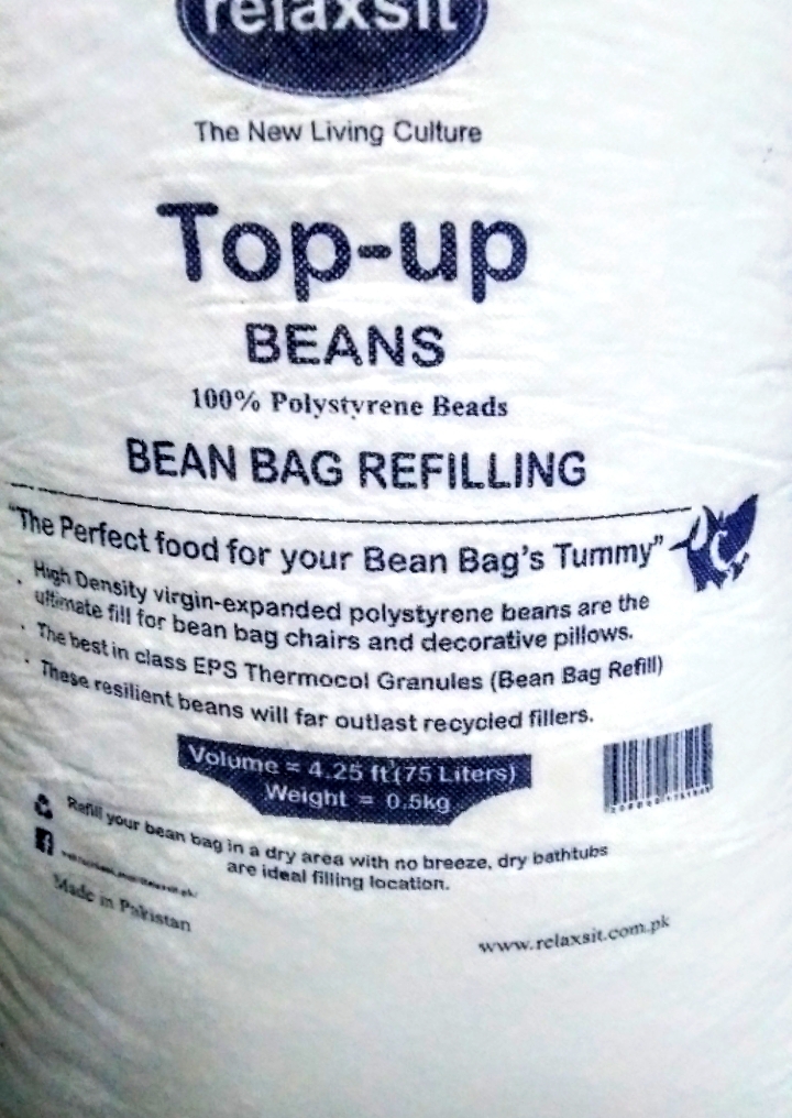 Buy Polystyrene Beans  Bean Bag Refilling in Pakistan – Relaxsit