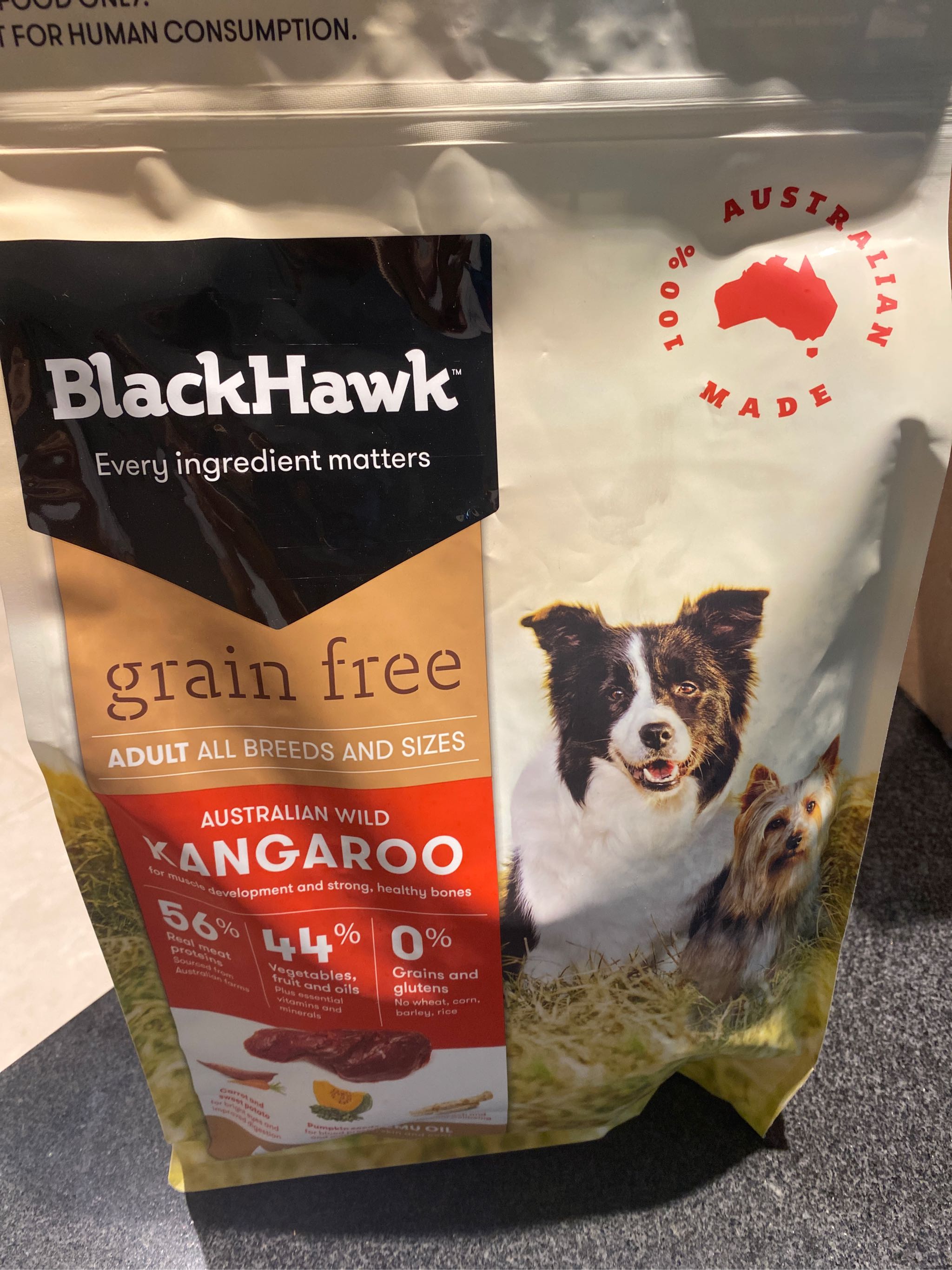 black hawk grain free kangaroo adult dog food