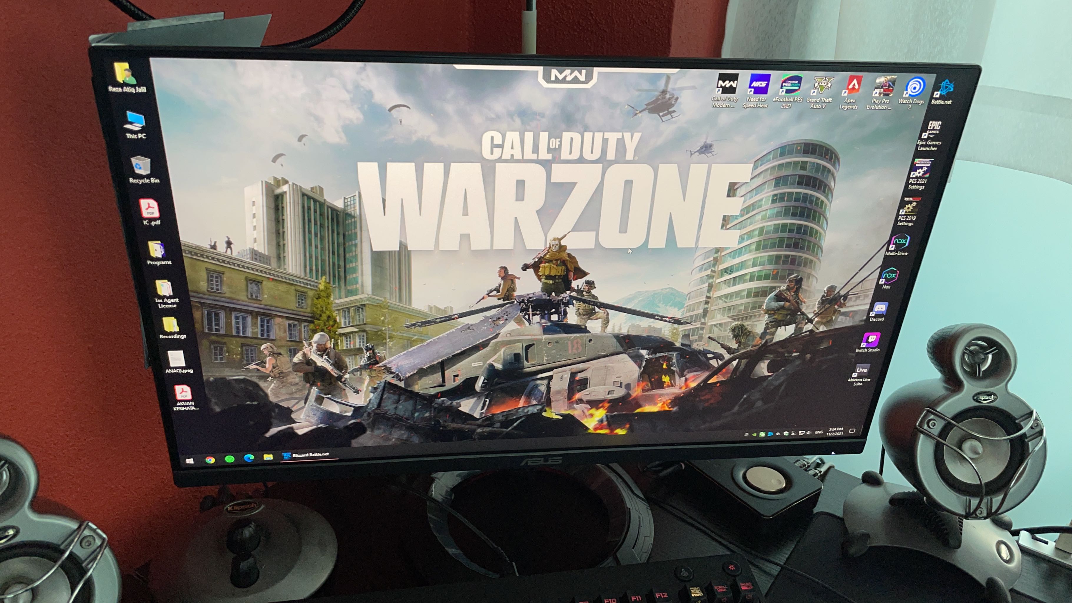 ASUS Moniteur Gaming TUF VG246H1A - 24" Full HD, IPS 100Hz, 0.5ms Pour Jeu Immersif