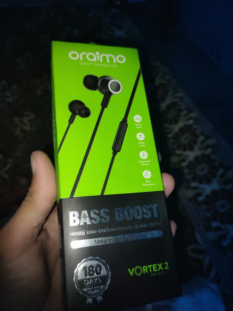 Oraimo OEP-E37 Vortex Earphone/ Handfree - Main Image