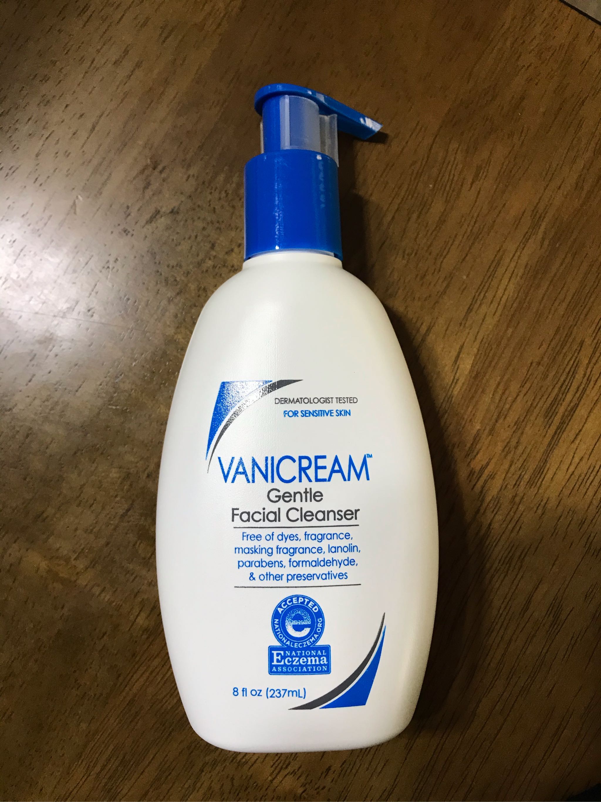 vanicream gentle face wash