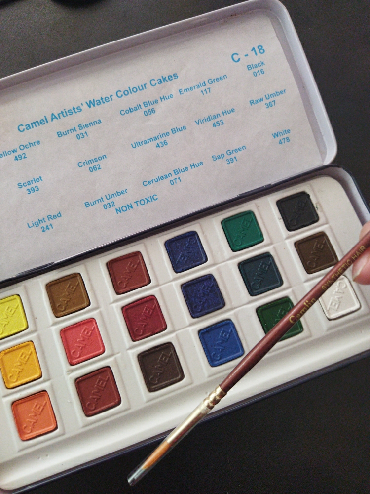 Camel Artist water colour cakes 18 & 24 Shades – TheKalamStore