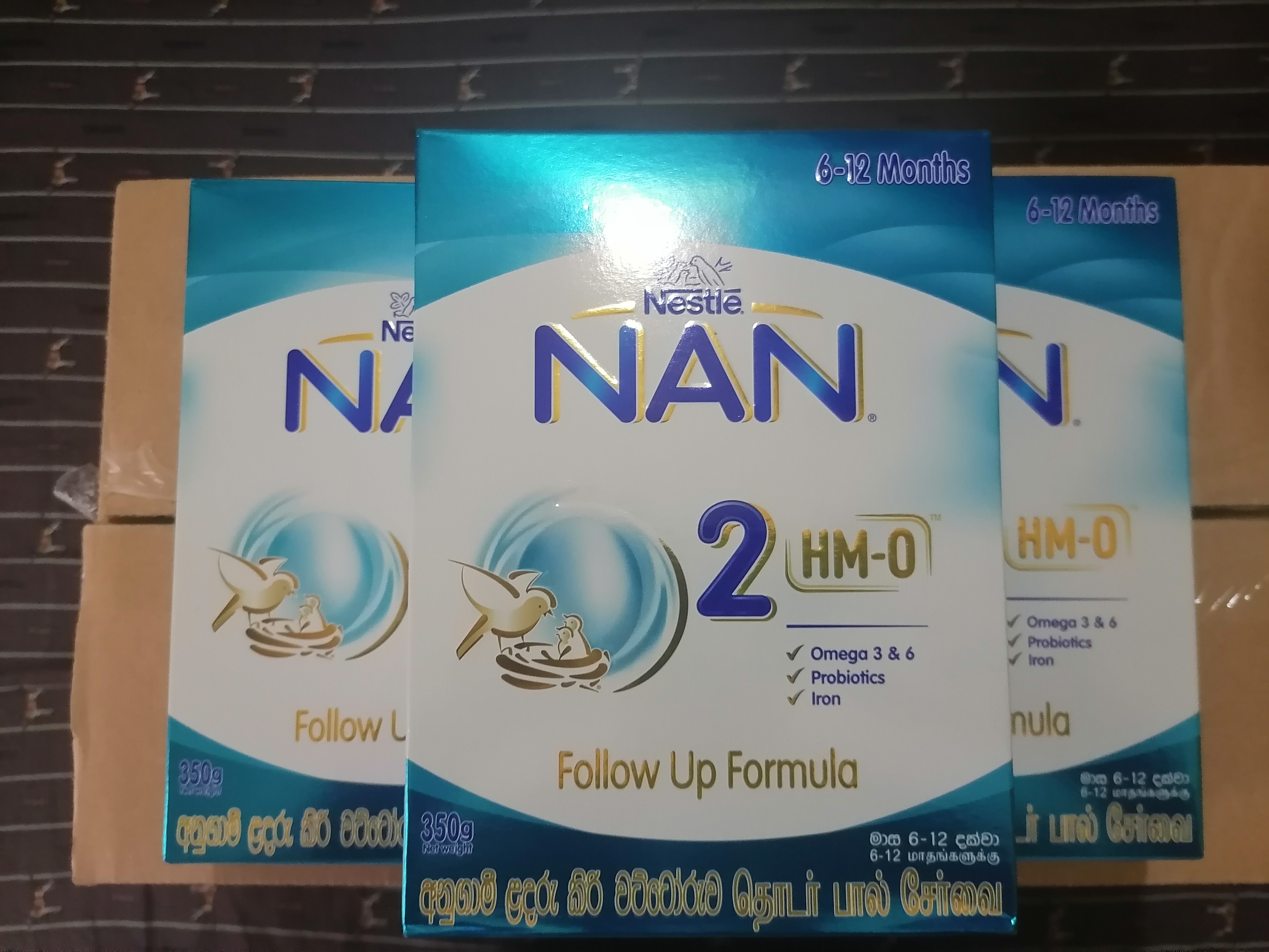 Nestle NAN 2 HMO Follow Up Formula with Iron - 6-12 Months, 300g Bag in Box  Pack
