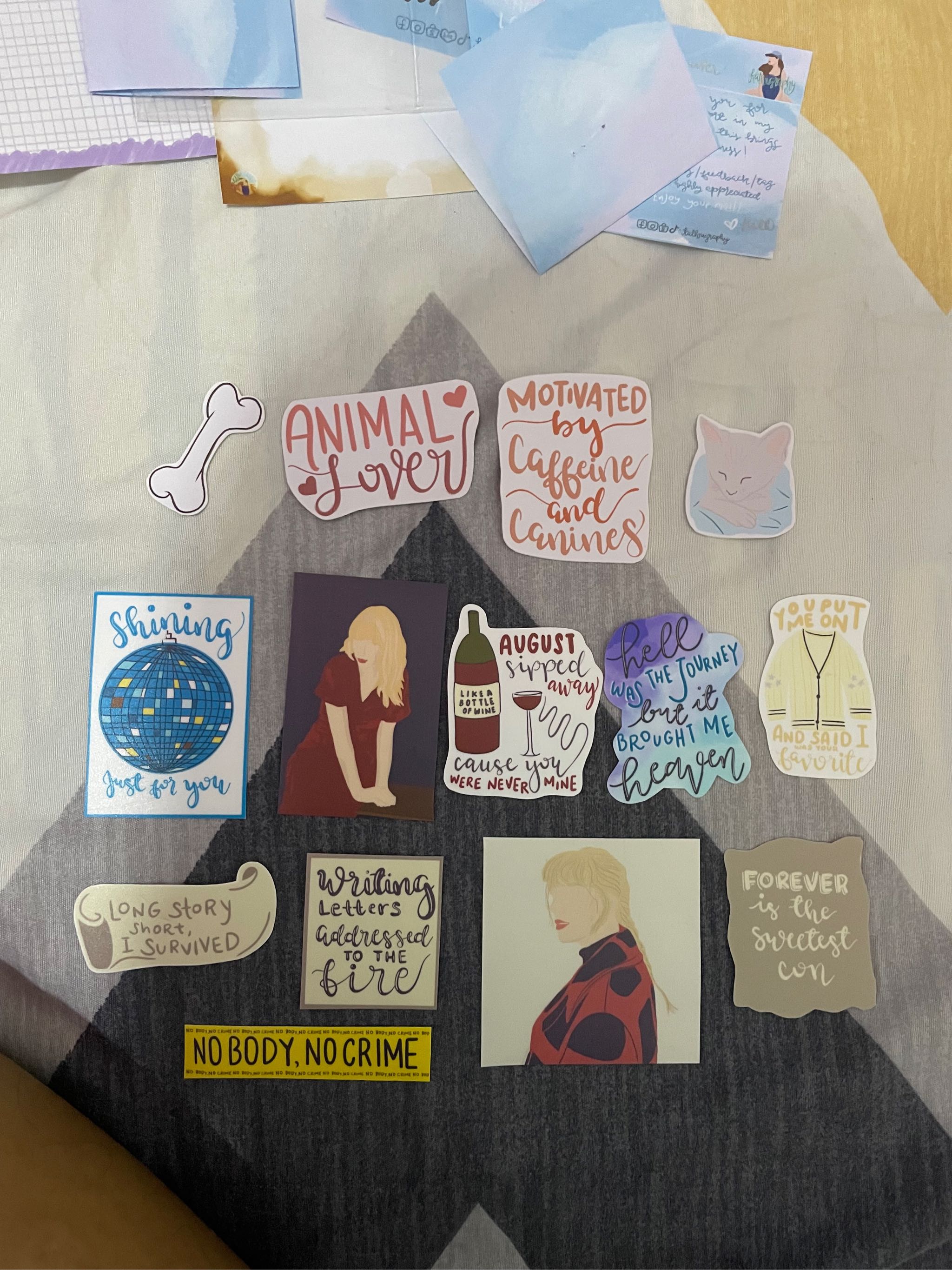 Taylor Swift folklore sticker pack