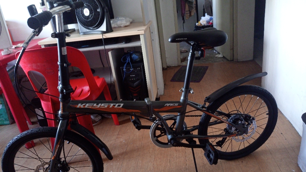 keysto ares folding bike