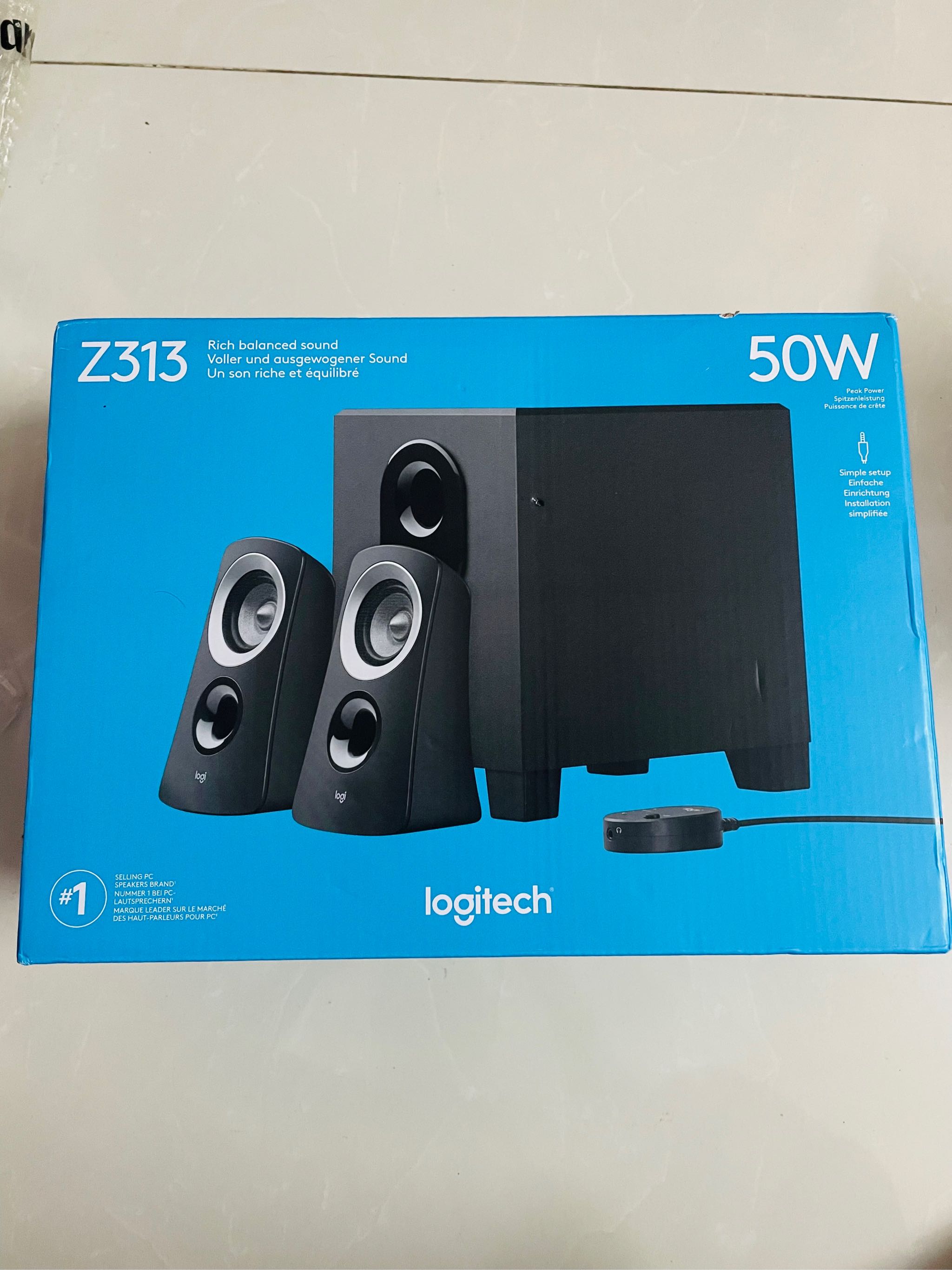 Haut-parleurs Logitech Z313 Kit 2.1 25 Watts RMS