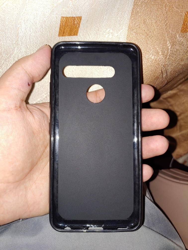 COVER per LG G8S THINQ Custodia ROSSA Morbida Silicone Ultra