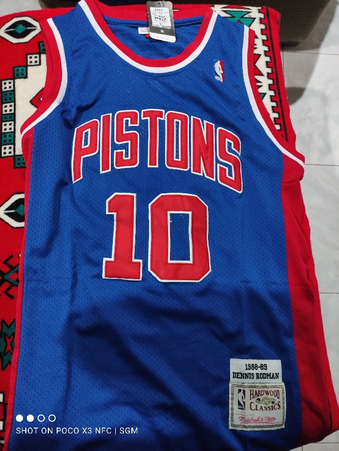 Buy NBA DETROIT PISTONS 1988-89 ROAD SWINGMAN JERSEY DENNIS RODMAN for EUR  111.90 on !