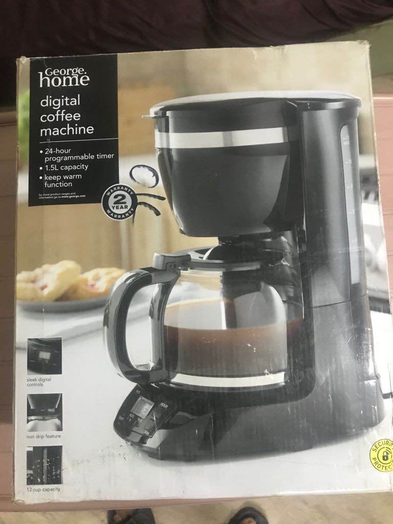 George Home Digital Coffee Machine 12 