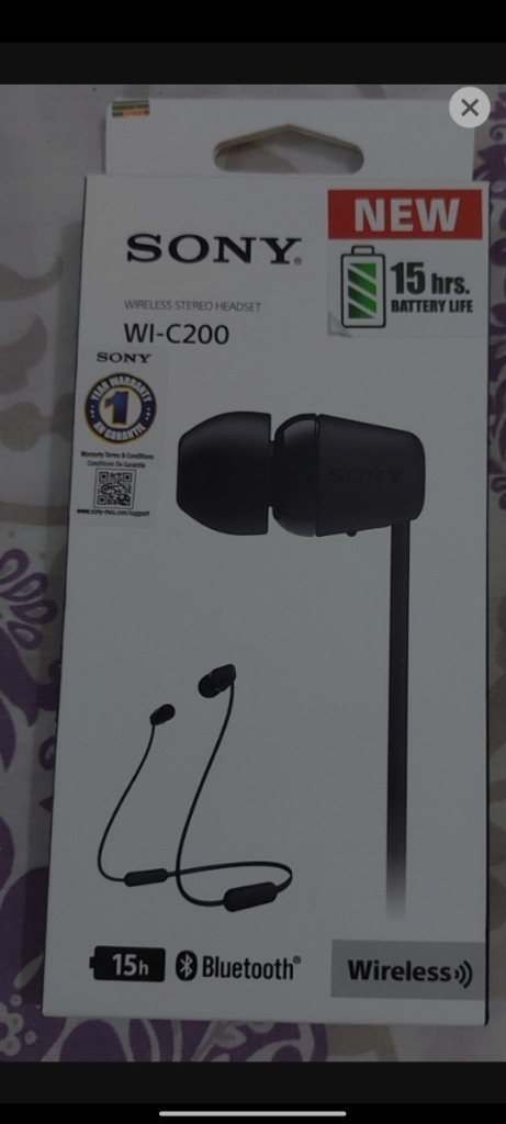 SONY WI-C200 In-Ear Bluetooth Headphone: Buy Online at Best Prices in  Pakistan | Daraz.pk