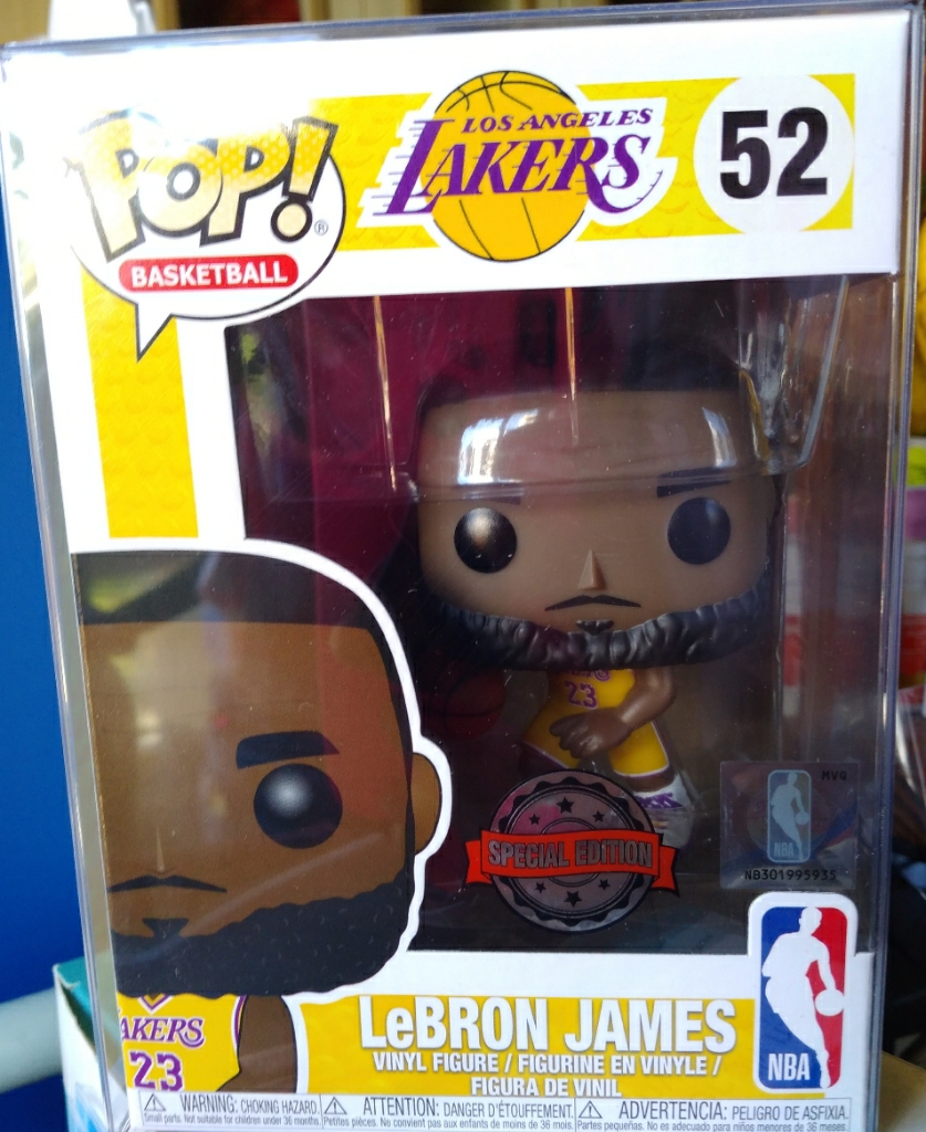 Funko POP! NBA LA Lakers - Lebron James #52 Yellow Jersey Special Edit –  CollectorsDNA