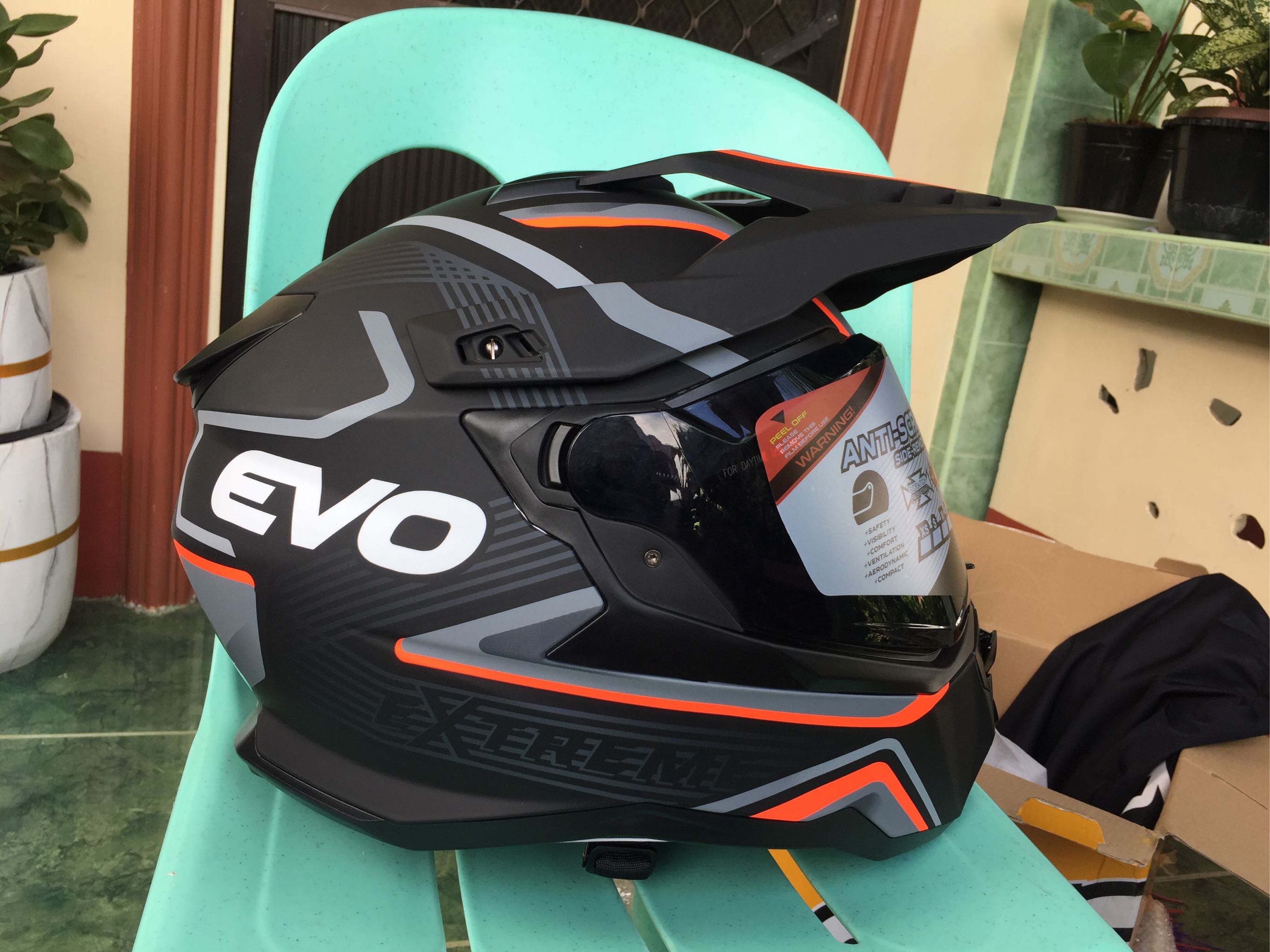 Evo Dx 7 Extreme Dual Sport Full Face Helmet Lazada Ph