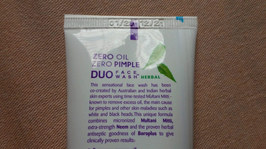 boroplus multani mitti face wash