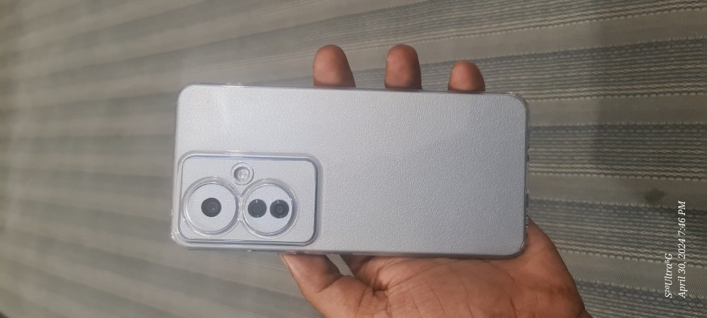 HAOYE Cover per OPPO Reno 11F (Reno11 F) 5G, Custodia Protettiva Antigraffio Silicone Morbida TPU Ultra Sottile ma Resistente Case con Fodera in Tessuto. Nero
