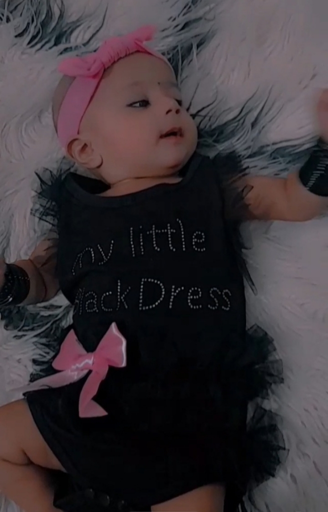 My little black outlet dress baby outfit