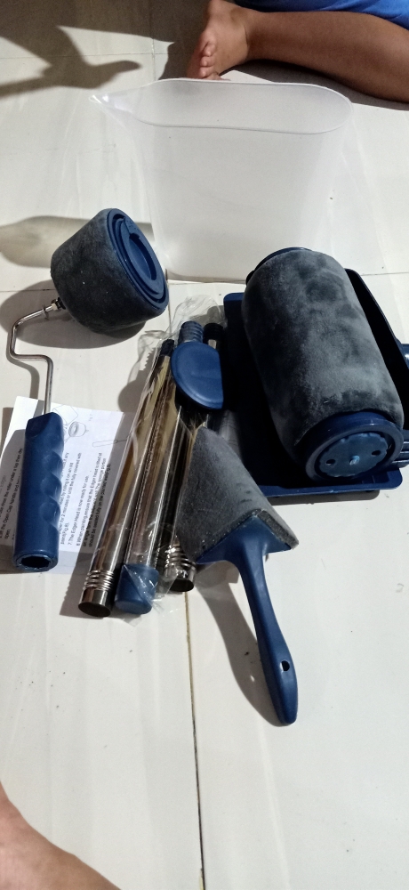 oscar 8 in 1 biru 526 kuas cat tembok paint runner pro roller perawatan rumah aksesoris mengecat pengecatan