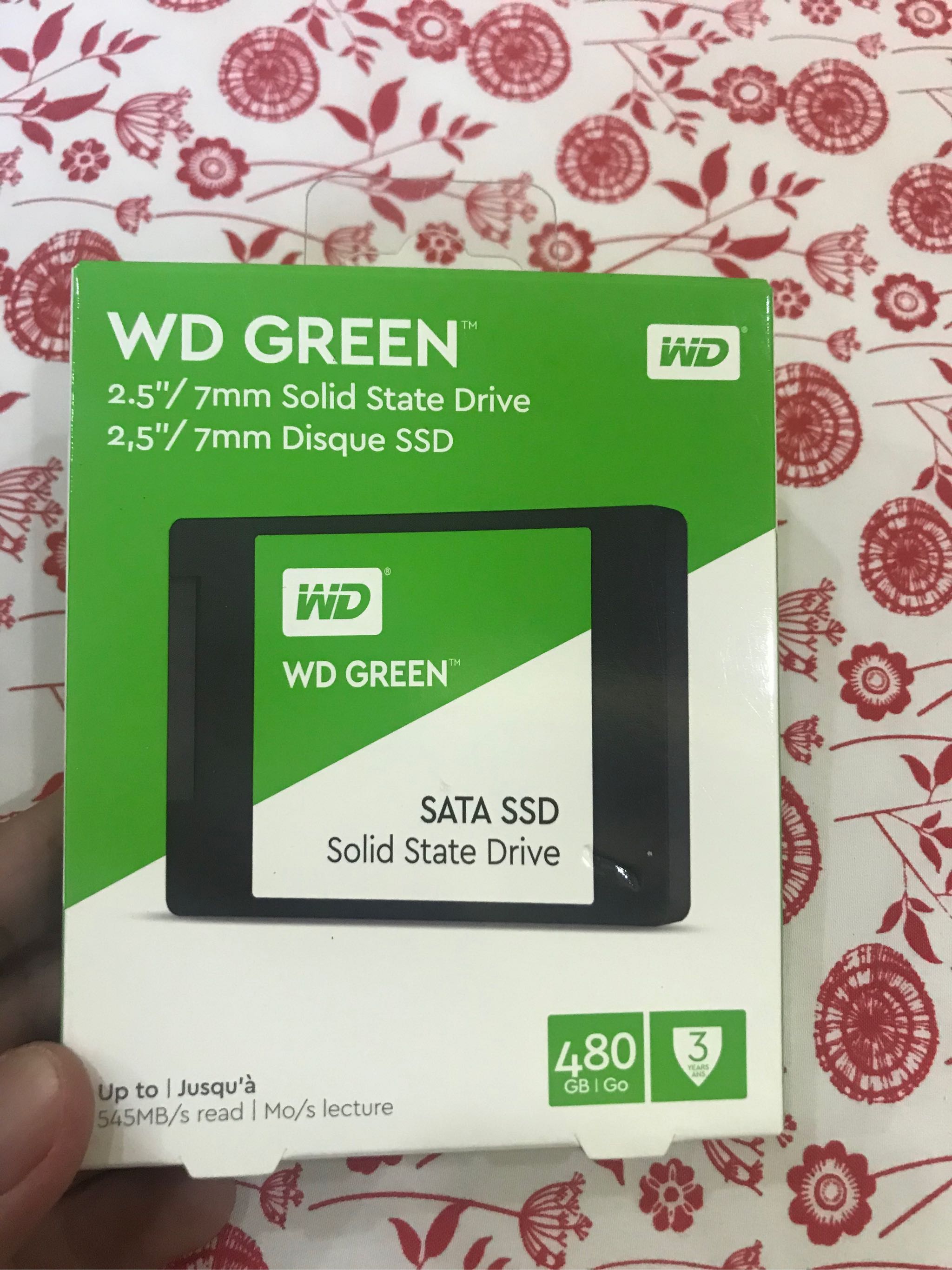 77％以上節約 WD 内蔵SSD 2.5インチ 480GB Green SATA3.0 3年保証 WDS480G3G0A