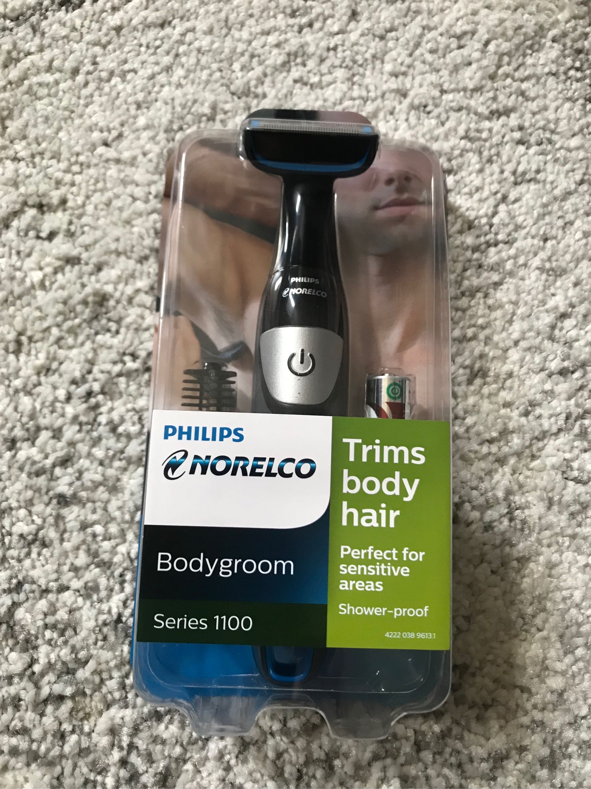 Philips Norelco Bodygroom Series 1100, Showerproof Body Hair Trimmer and  Groomer