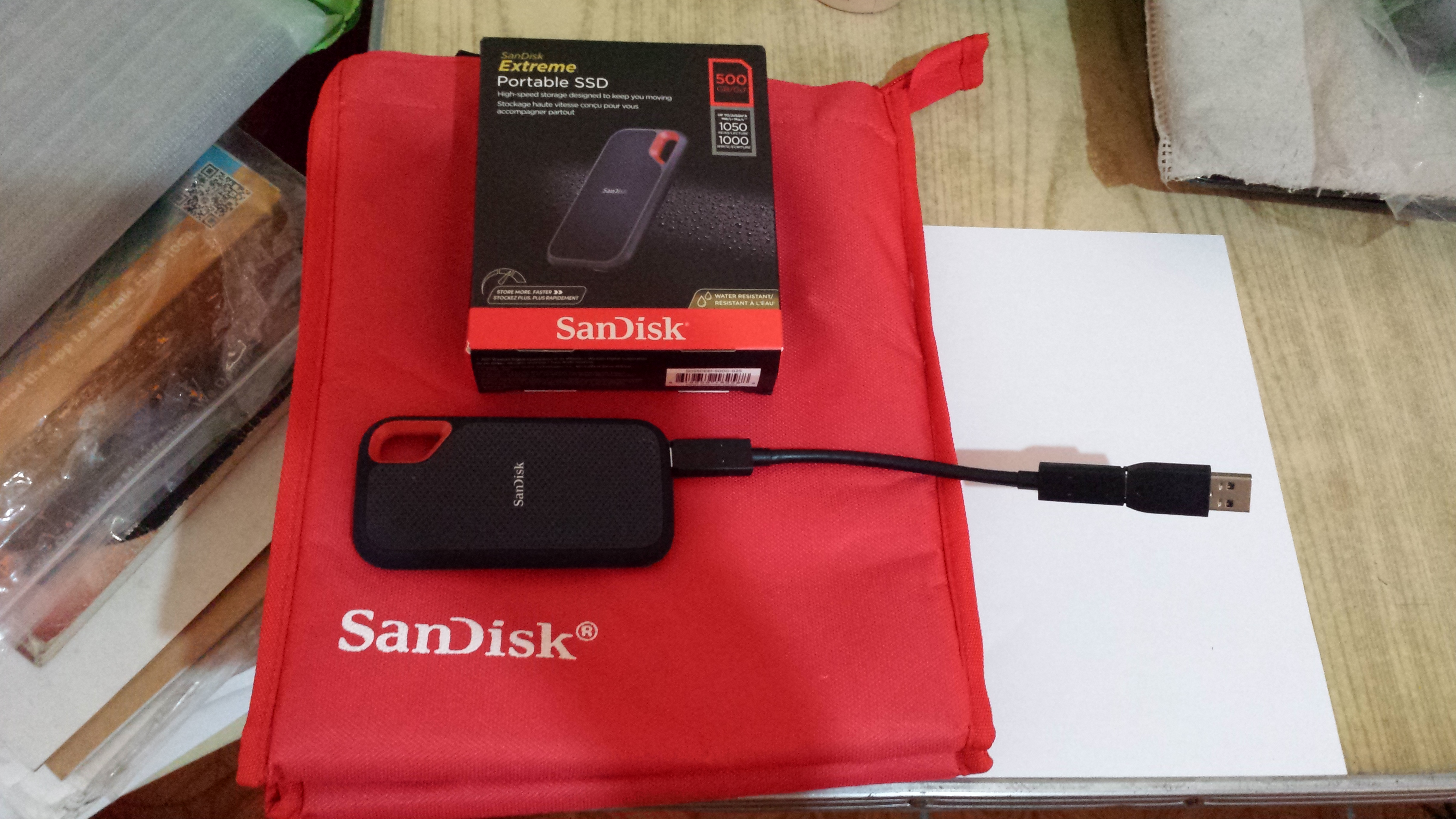 さからの SANDISK SDSSDE61-500G-J25 エクストリーム [ポータブルSSD V2 500GB]：XPRICE店 ェース -  shineray.com.br