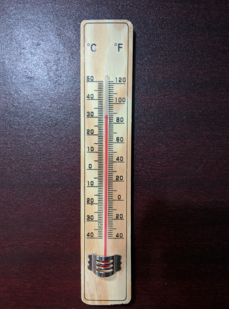 Traditional Wooden Room Thermometer To Measure Room Temperature - Can Be  Used Indoor Or Outdoor And Is Ideal For Home, Office, Garden, Greenhouse Or  G