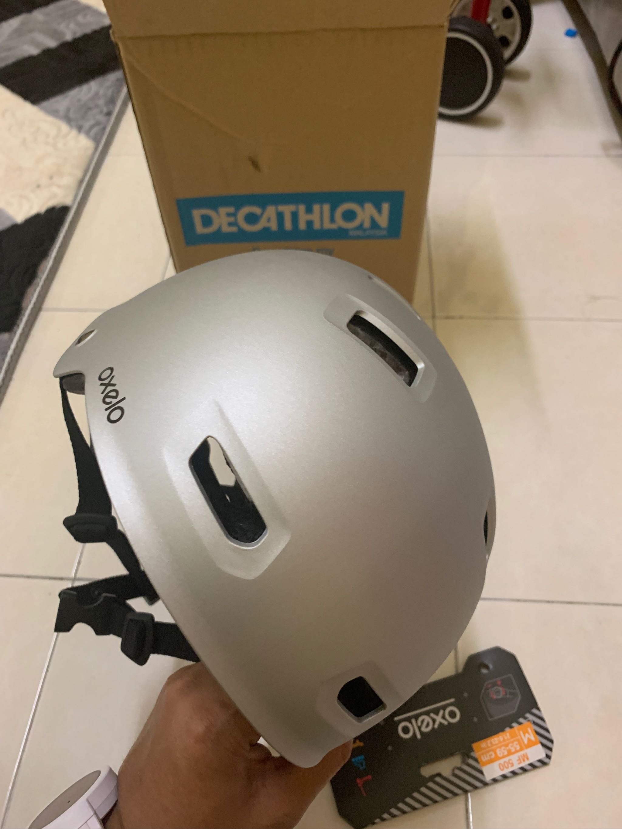 Decathlon Inline Skate Skateboarding Scootering Lightweight Helmet Adjustable Oxelo Lazada