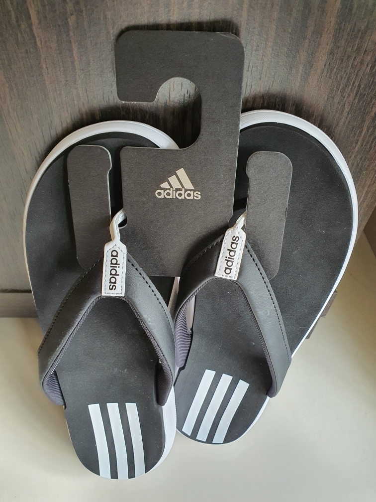 Adidas Unisex Comfort Flip Flop FY8656 Black/White Slippers