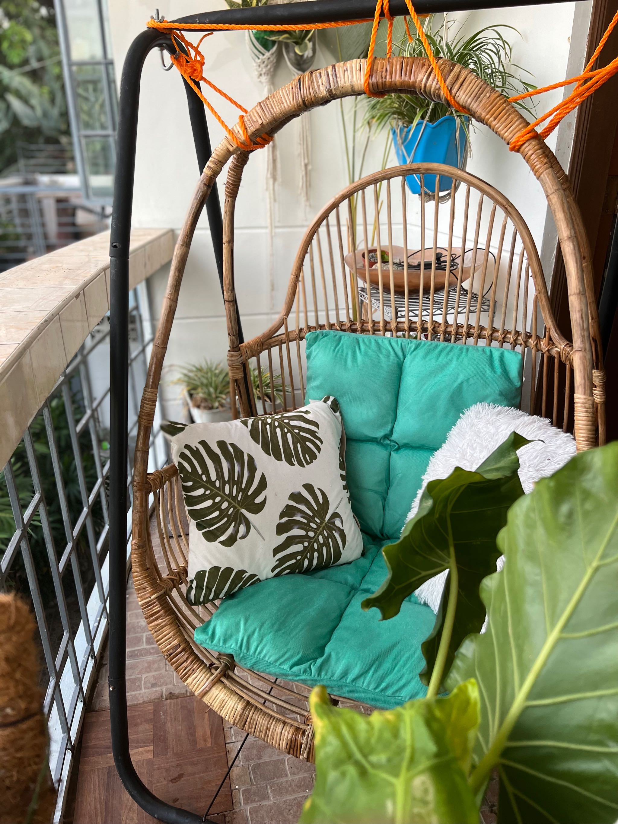 Chennai Moongil Swing Chair Iron Modern Garden Swing Chair In