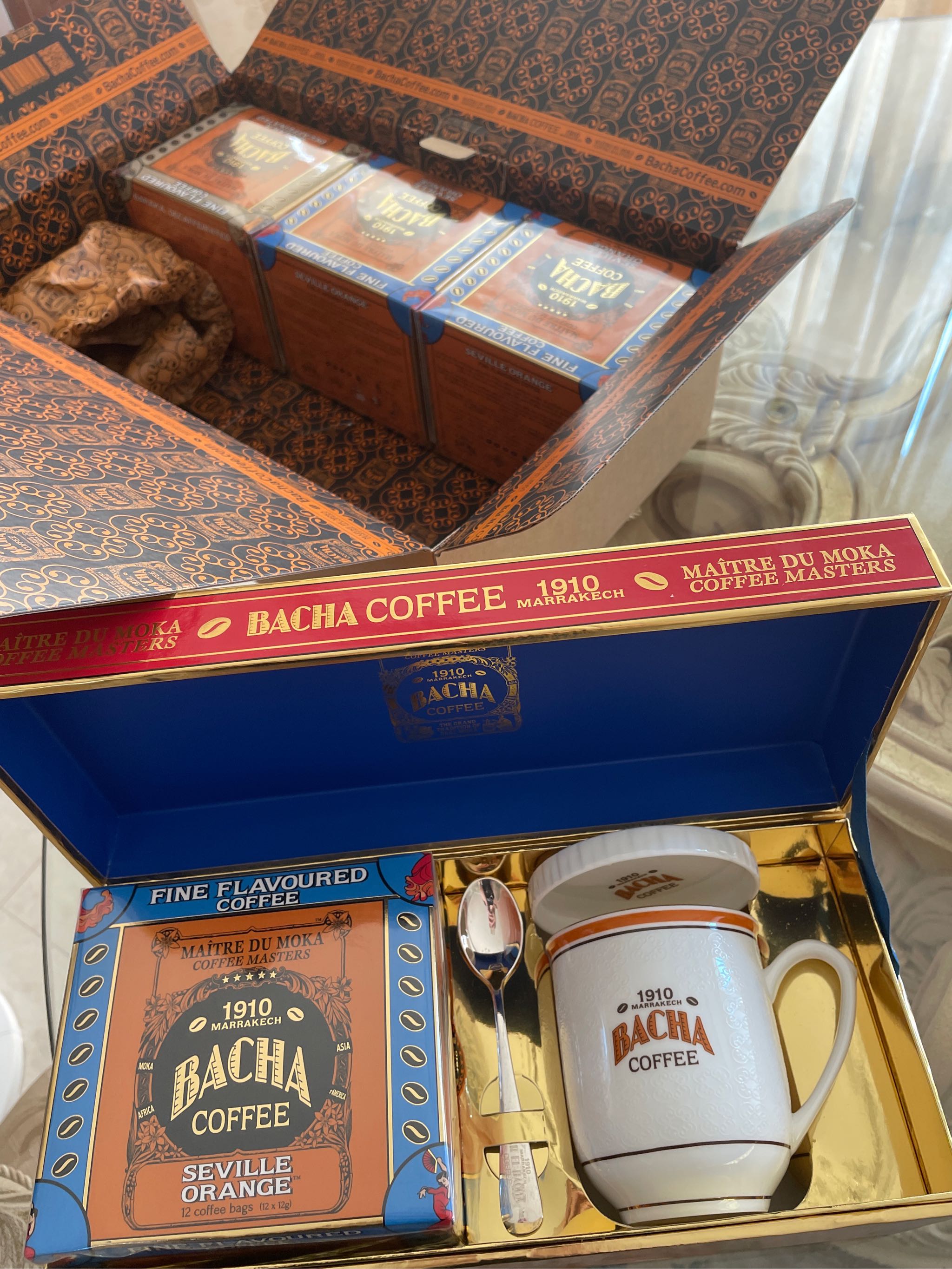 Bacha Coffee | Bacha Gift Set Heritage, 100% Arabica Ground Beans