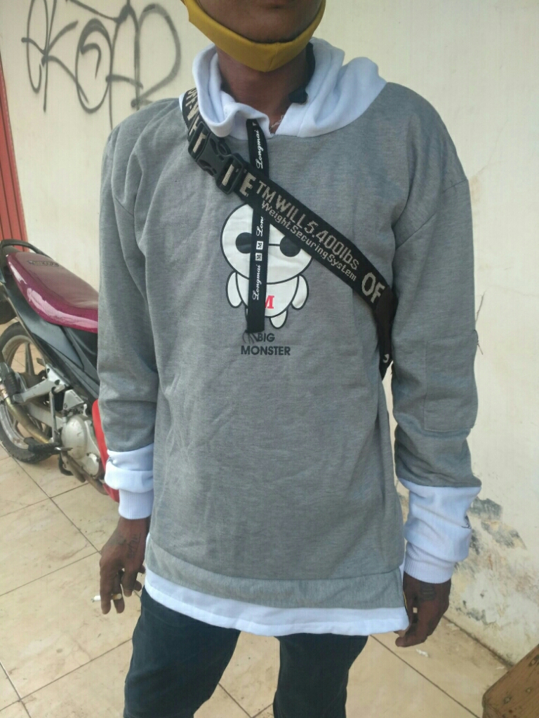 Big Monster Hoodie Sweater Hoodie Pria 