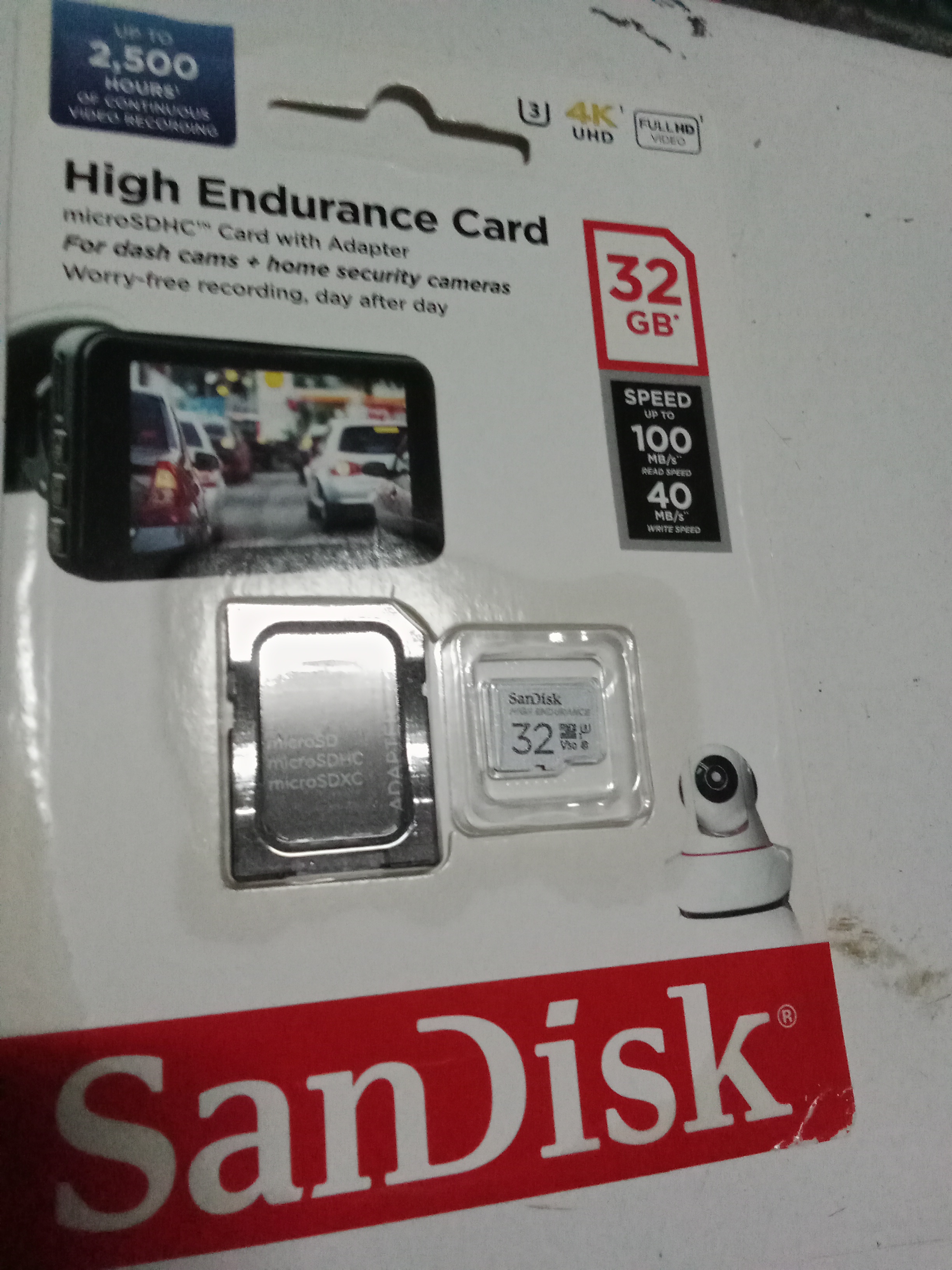 micro sd card dashcam recording time