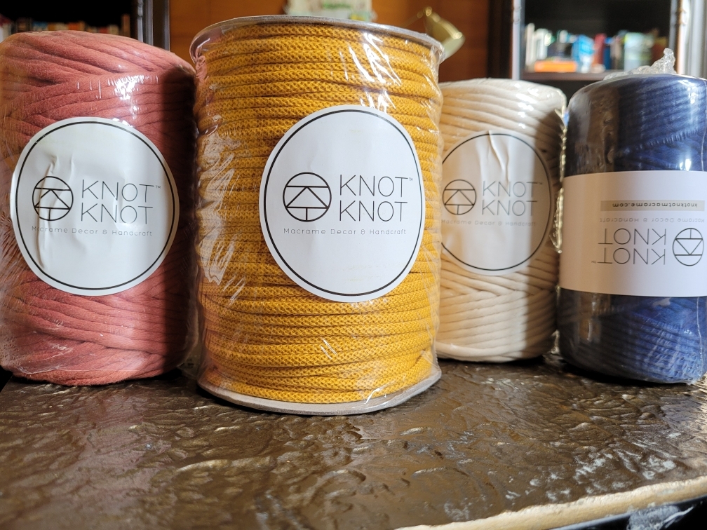 KNOT KNOT [Premium] 5mm Polyester Cord (100m) Macrame Rope DIY