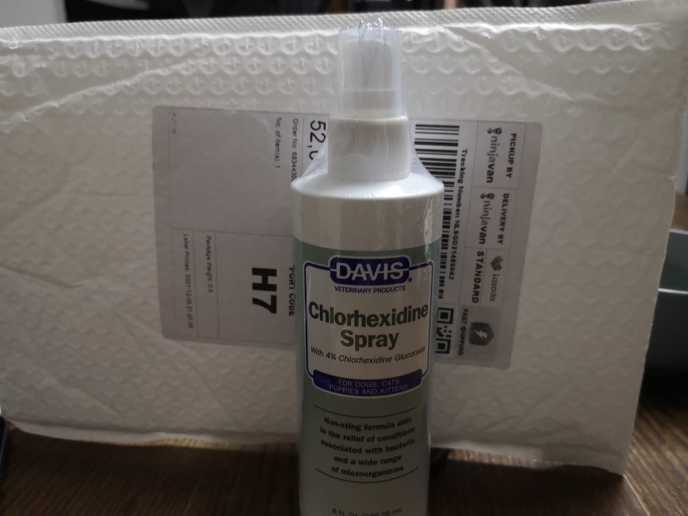 davis chlorhexidine spray