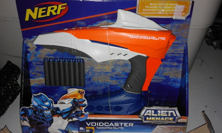 NERF Alien Menace Voidcaster Foam Dart Blaster 6c for sale online 