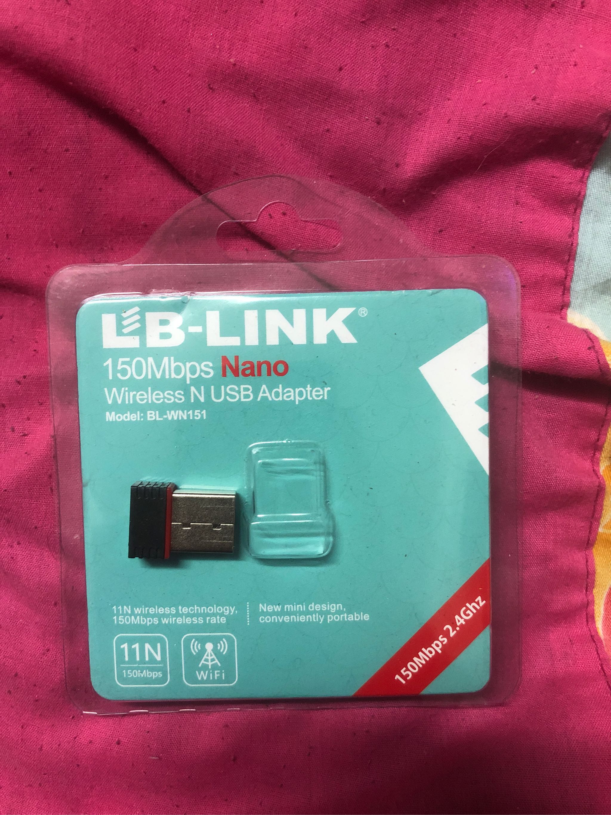 Clé Wifi LB-Link BL-WN151 – Adaptateur Nano USB Wireless 150Mbps – LARABI  ELECTRONIC