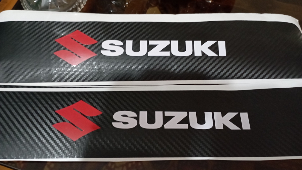 Performance Car Stickers For Suzuki Alto Carbon fiber texture Car Door Sill  Guard Sticker Car threshold protect car accessories
