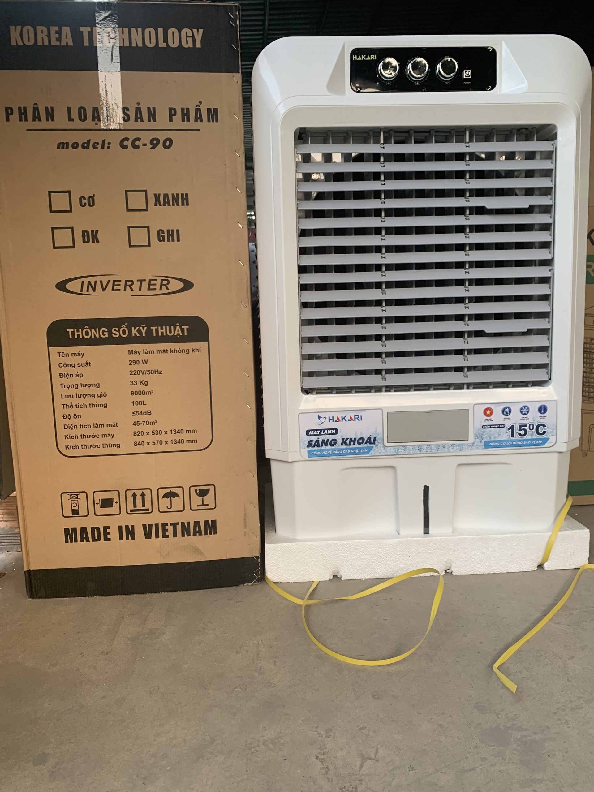 Quạt hơi nước NEFA CC90 dung tích chứa nước khổng lồ 130L, Quạt điều hòa làm mát mùa hè cho không gian rộng, Quạt công nghiệp | Lazada Việt Nam