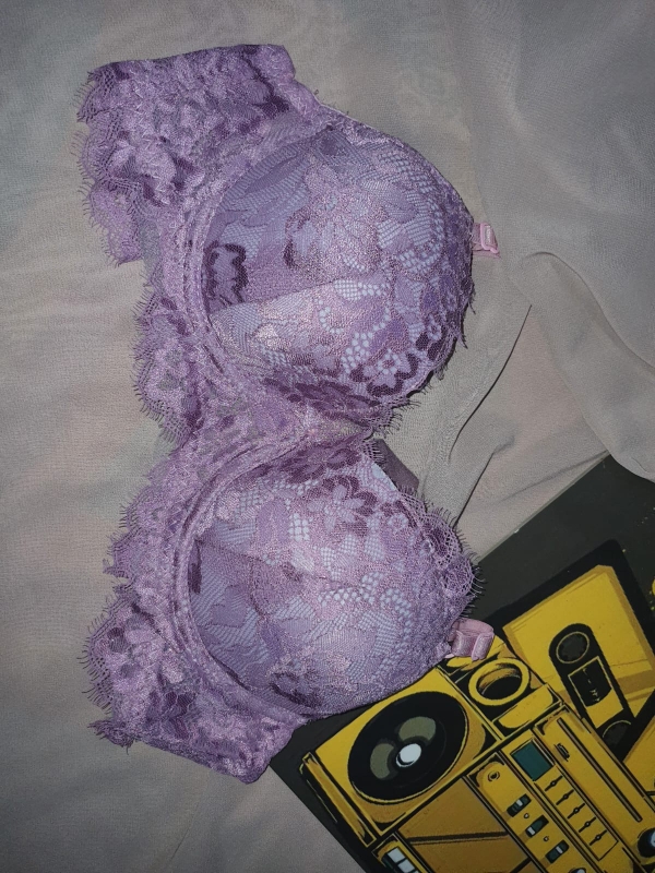 Best Bra Lavender Net Foam Paded Bra for Women & Sexy Girl and Beautiful  Girls - Bra S