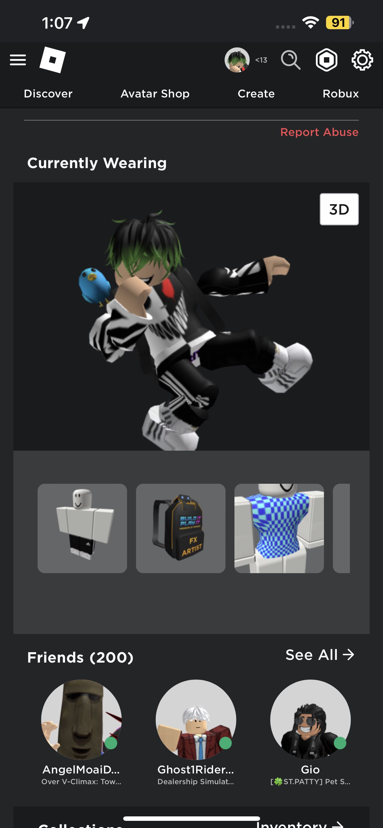 Roblox 400 Robux (5 USD)