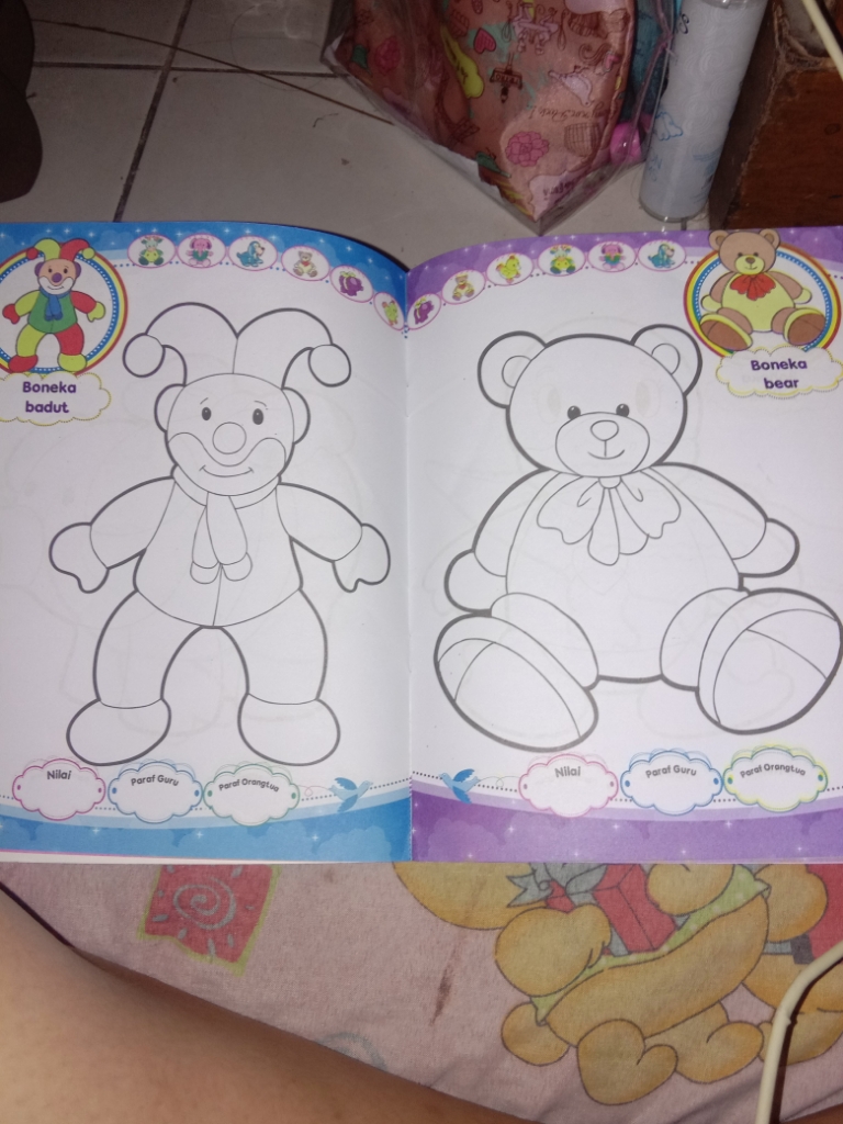 Buku Mewarnai Anak Untuk PAUD TK