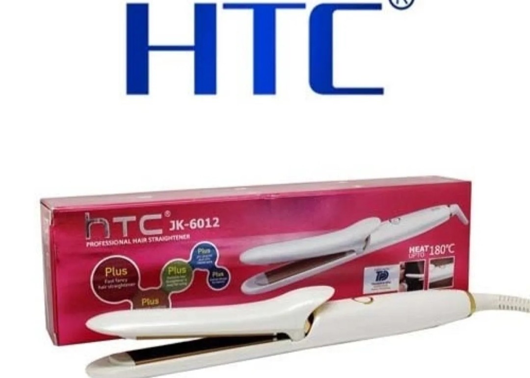 HTC Jk 6012 Ceramic Coating Panel Hair Straightener Flat Iron And Hair Straightener Daraz.pk