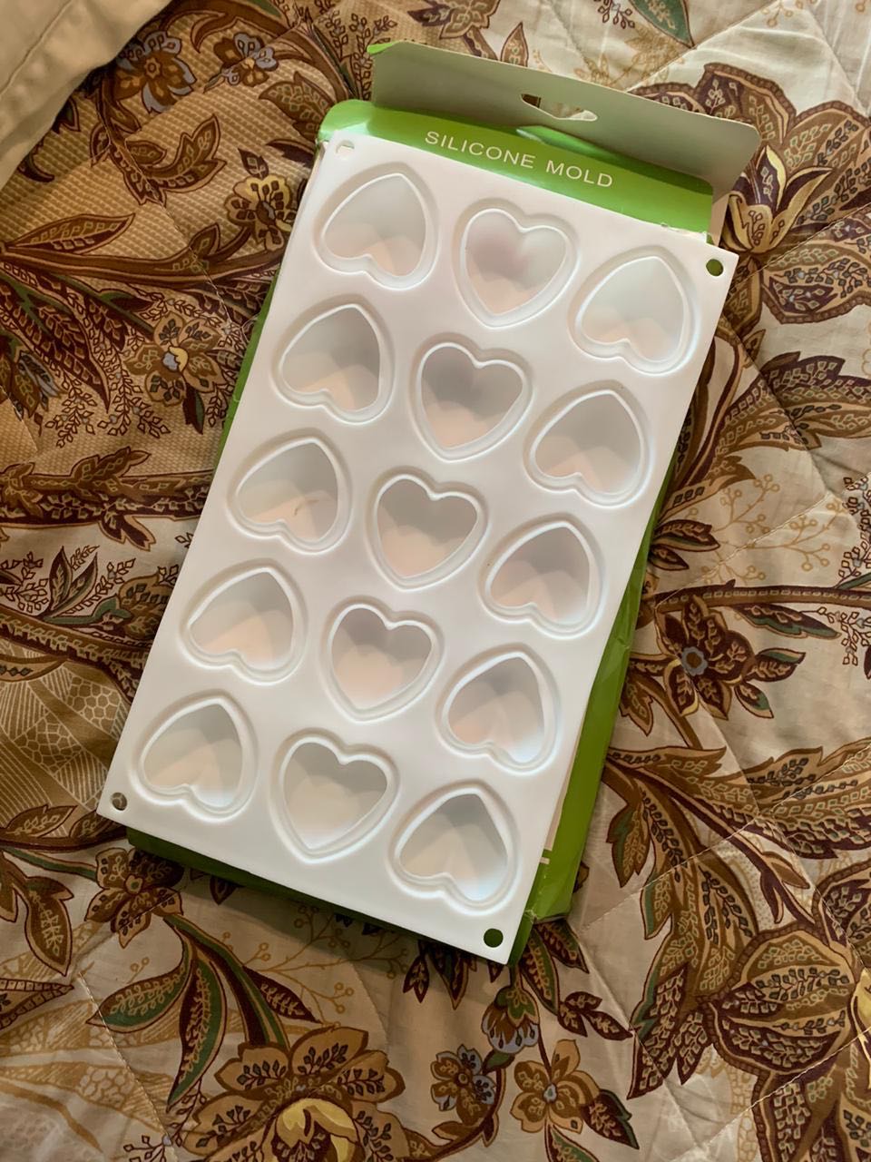  Italian Diamond Heart Silicone Dessert Mold 8 Cavity - FREE DELIVERY