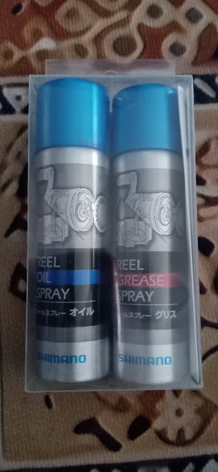 Shimano Reel Oil + Grease Spray set - Made in Japan